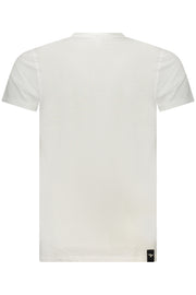 T-SHIRT EM ALGODÃO ACCADEMIA MILITARE HOMEM BRANCA