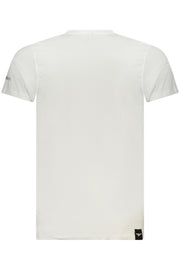 T-SHIRT EM ALGODÃO ACCADEMIA MILITARE HOMEM BRANCA