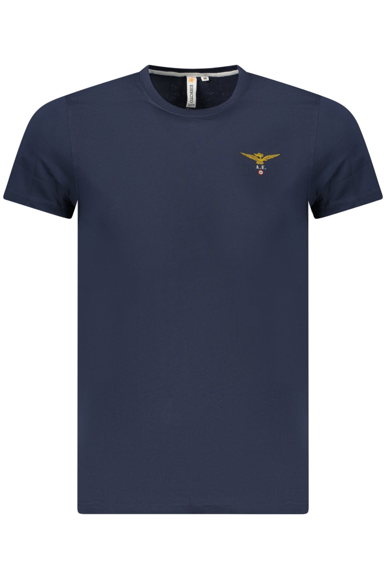 T-SHIRT EM ALGODÃO ACCADEMIA MILITARE HOMEM AZUL