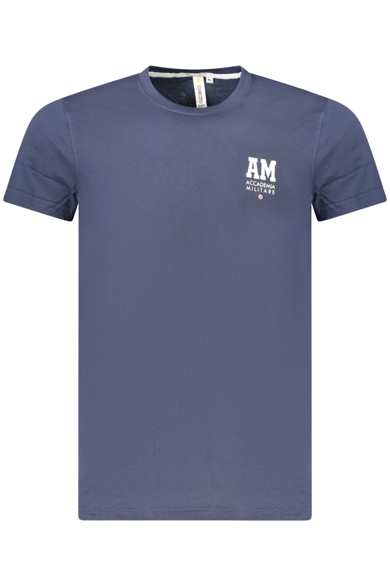 T-SHIRT EM ALGODÃO ACCADEMIA MILITARE HOMEM AZUL