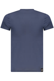 T-SHIRT EM ALGODÃO ACCADEMIA MILITARE HOMEM AZUL
