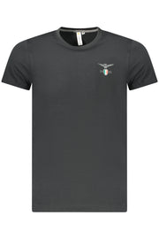T-SHIRT EM ALGODÃO ACCADEMIA MILITARE HOMEM PRETA