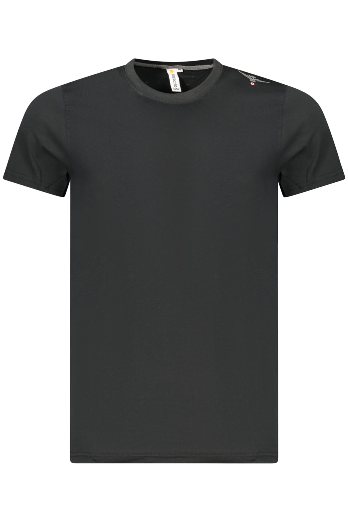 T-SHIRT EM ALGODÃO ACCADEMIA MILITARE HOMEM PRETA