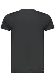 T-SHIRT EM ALGODÃO ACCADEMIA MILITARE HOMEM PRETA