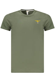 T-SHIRT EM ALGODÃO ACCADEMIA MILITARE HOMEM VERDE