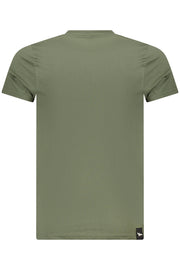 T-SHIRT EM ALGODÃO ACCADEMIA MILITARE HOMEM VERDE
