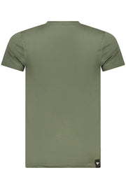 T-SHIRT EM ALGODÃO ACCADEMIA MILITARE HOMEM VERDE