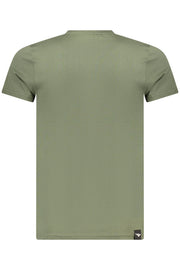 T-SHIRT EM ALGODÃO ACCADEMIA MILITARE HOMEM VERDE