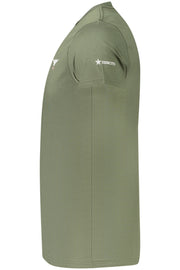 T-SHIRT EM ALGODÃO ACCADEMIA MILITARE HOMEM VERDE