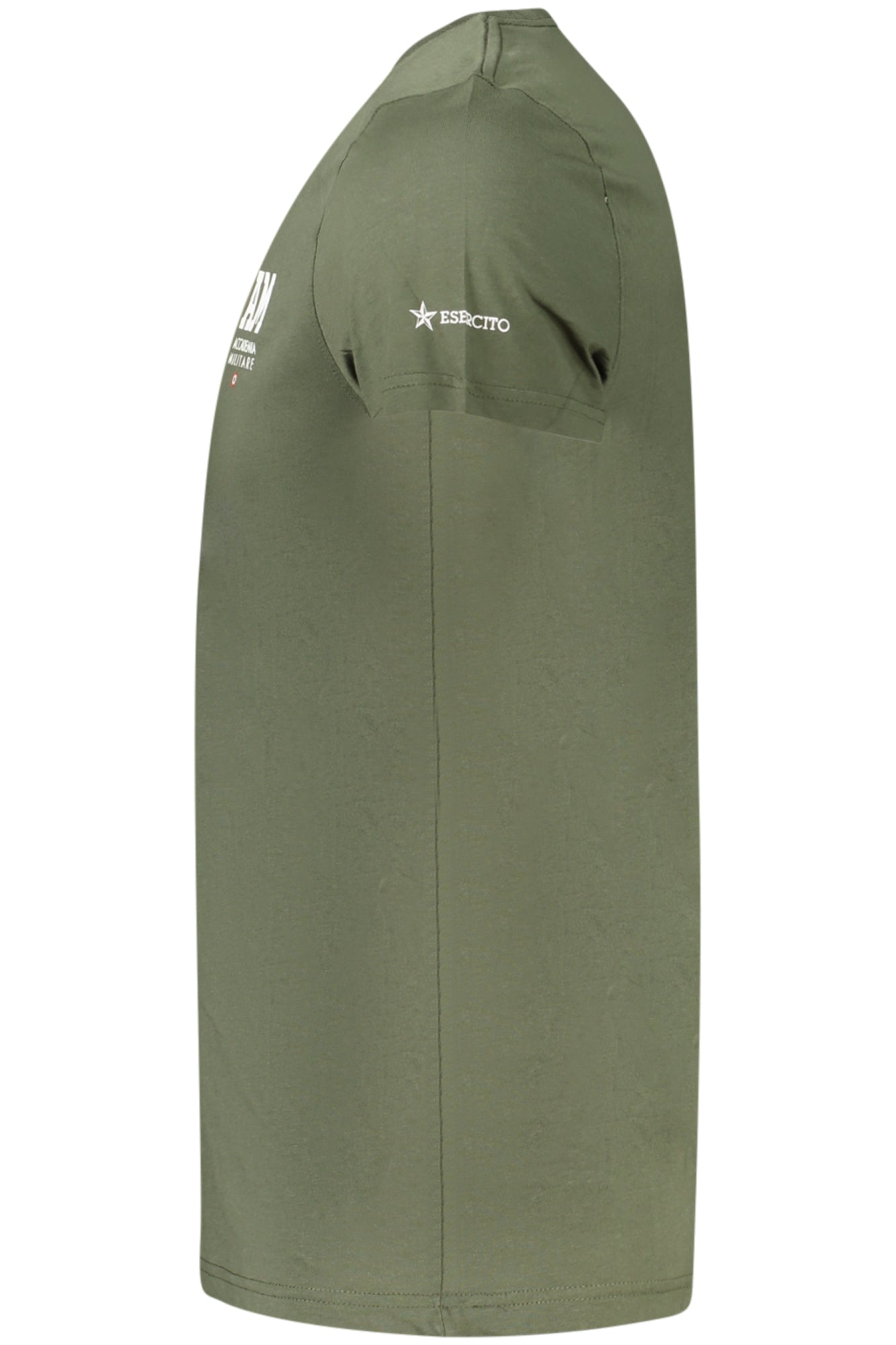 T-SHIRT EM ALGODÃO ACCADEMIA MILITARE HOMEM VERDE