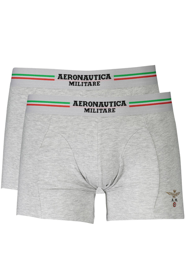 AERONAUTICA MILITARE BOXER HOMEM CINZA