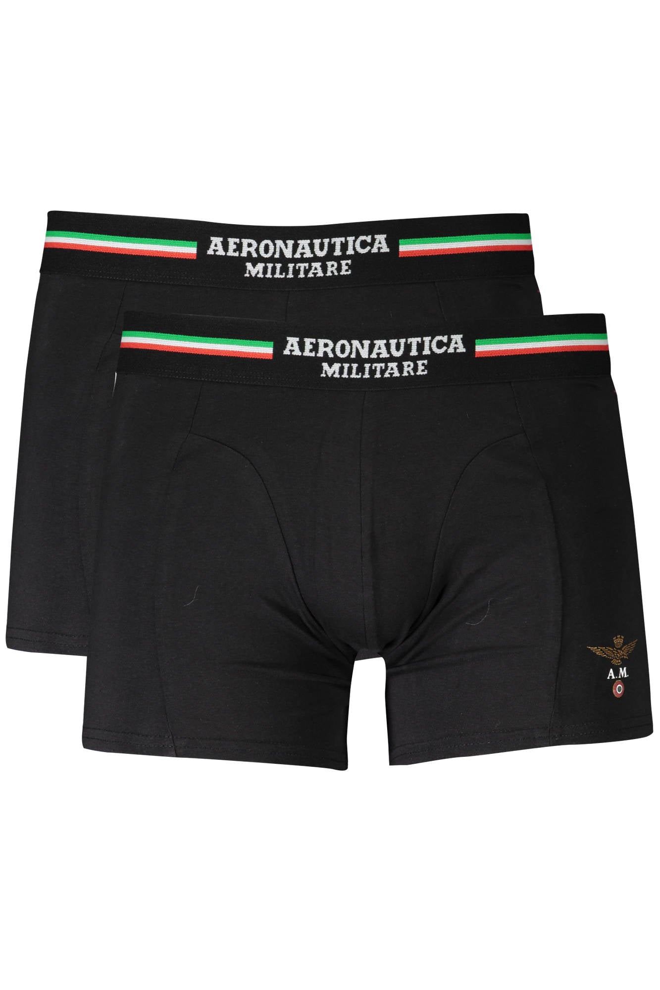 BOXER PRETO DO HOMEM DA AERONAVE MILITAR
