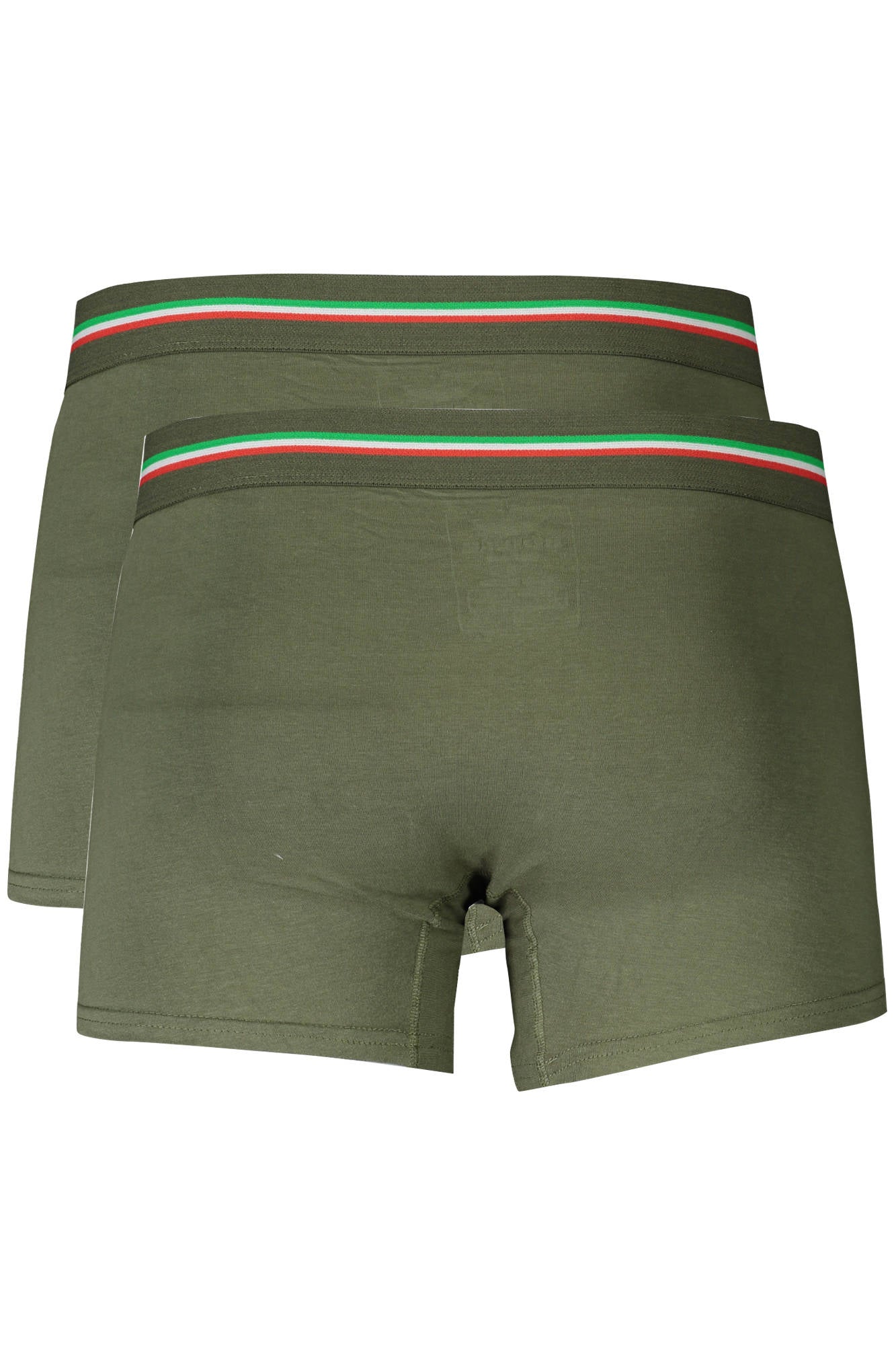 BOXER VERDE DO HOMEM DA AERONAVE MILITAR