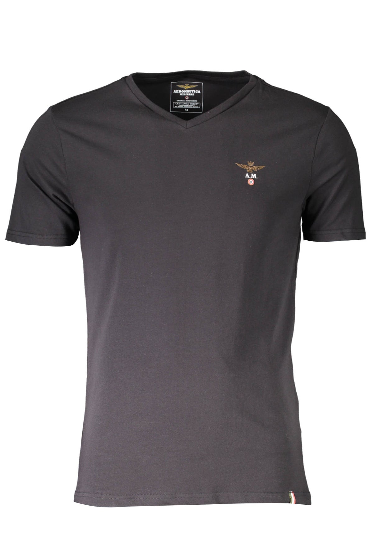 ROUPA INTERIOR EM ALGODÃO AERONAUTICA MILITARE HOMEM PRETO