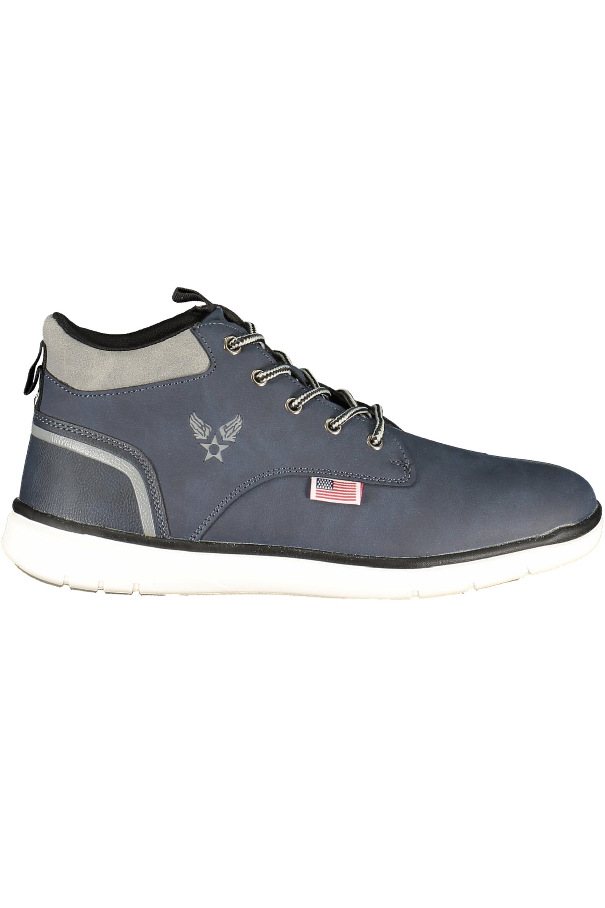 BOTINS COM ESTAMPADO AVIREX HOMEM AZUIS