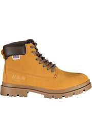 BOTINS COM ATACADORES AVIREX HOMEM CASTANHOS