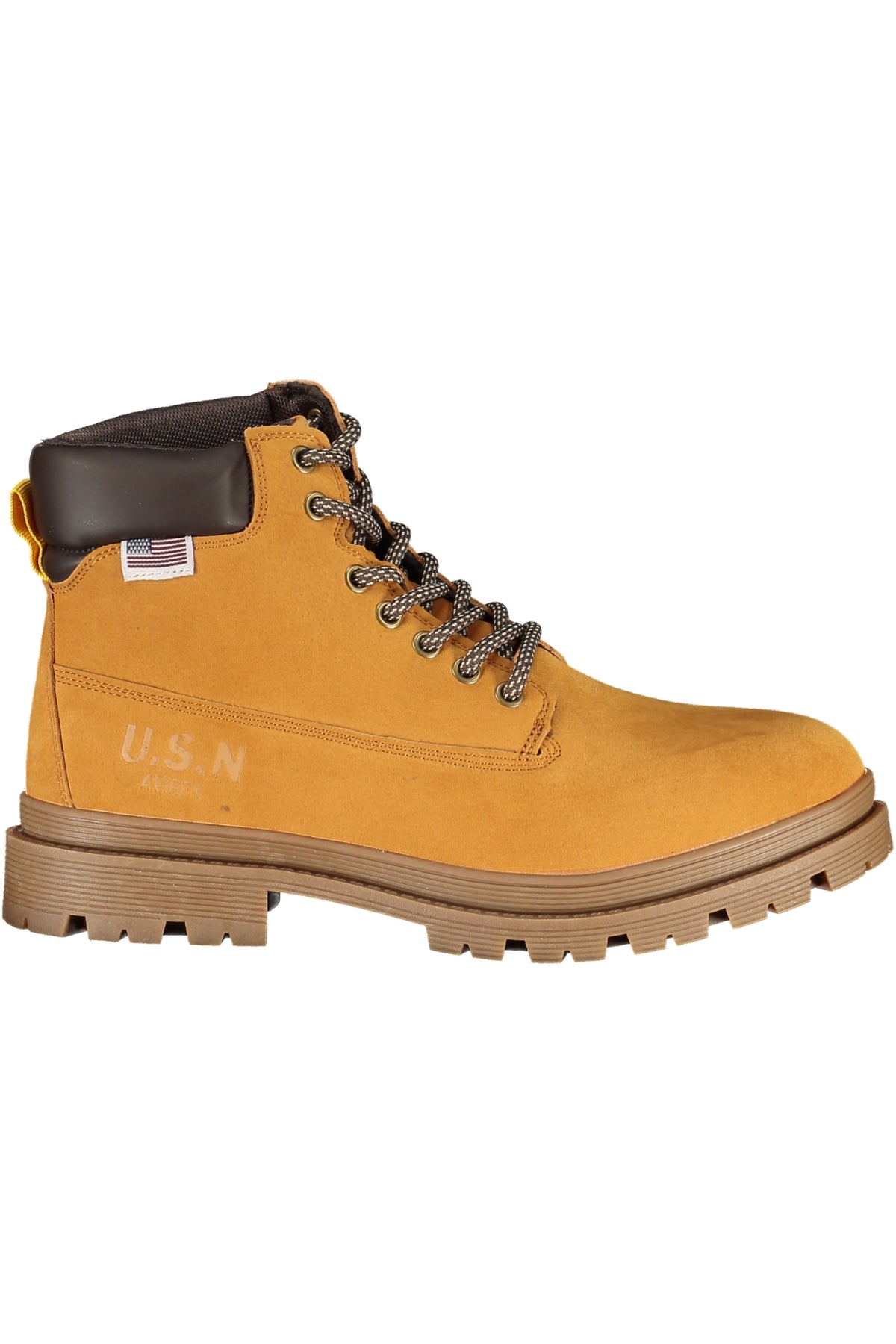 BOTINS COM ATACADORES AVIREX HOMEM CASTANHOS