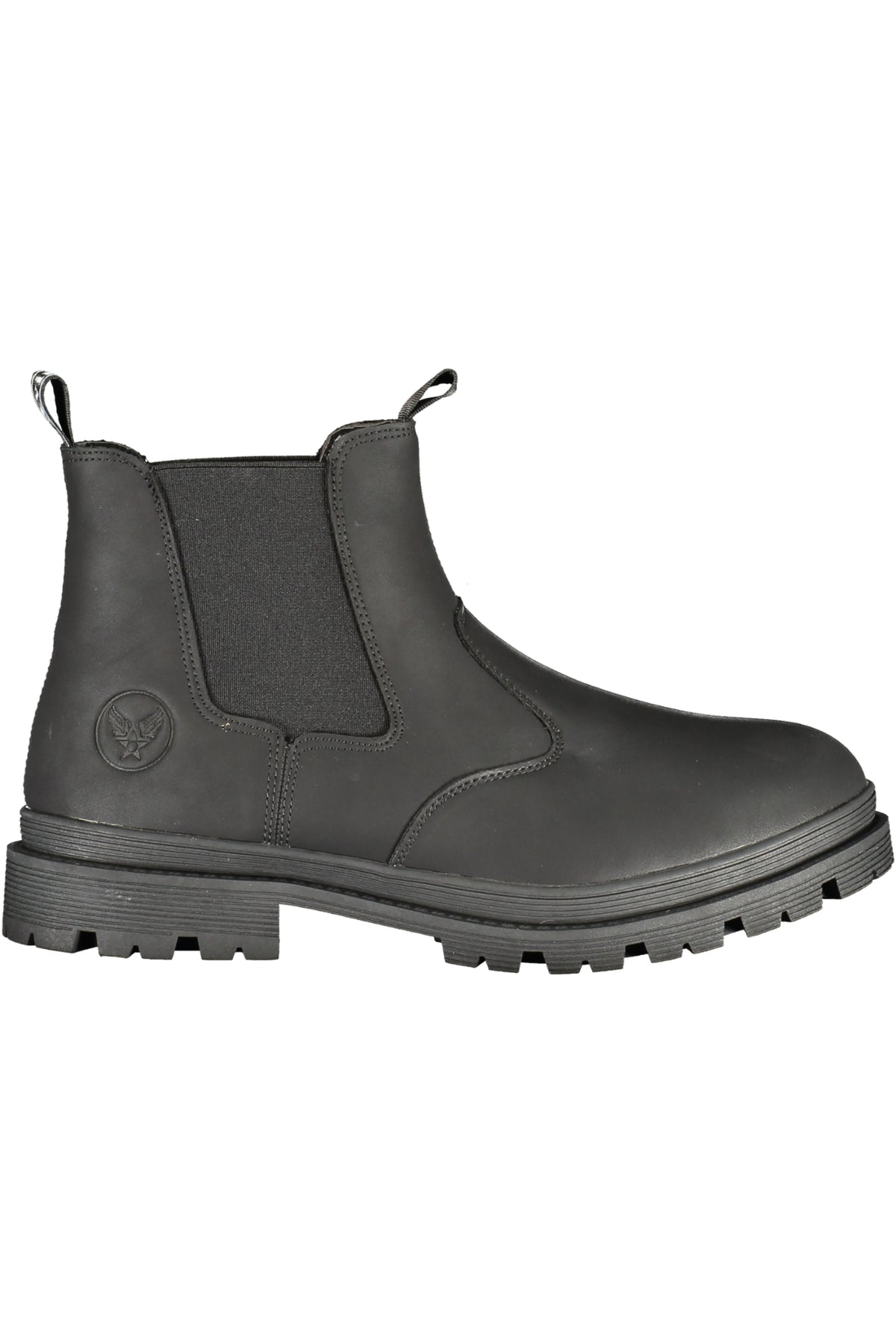 BOTINS COM ESTAMPADO AVIREX HOMEM PRETOS