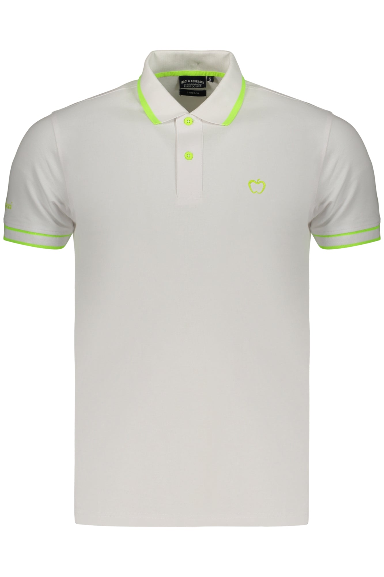 POLO EM ALGODÃO BACI&AMP;ABBRACCI HOMEM BRANCO