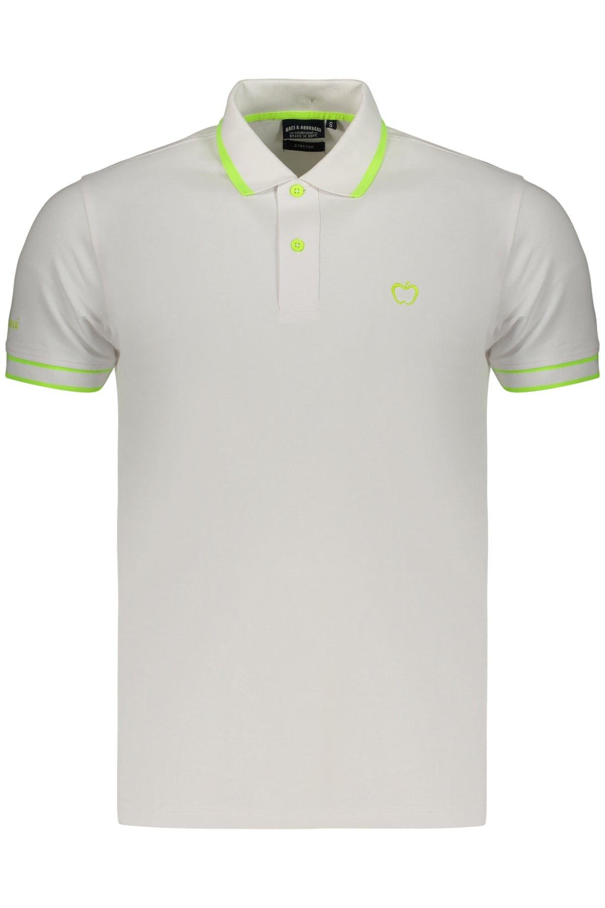 POLO EM ALGODÃO BACI&AMP;ABBRACCI HOMEM BRANCO