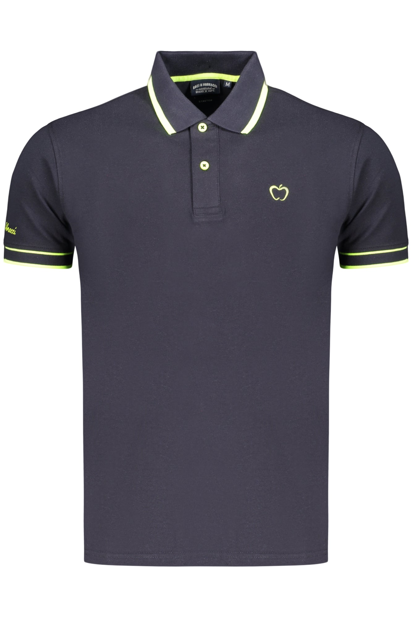 POLO EM ALGODÃO BACI&AMP;ABBRACCI HOMEM AZUL