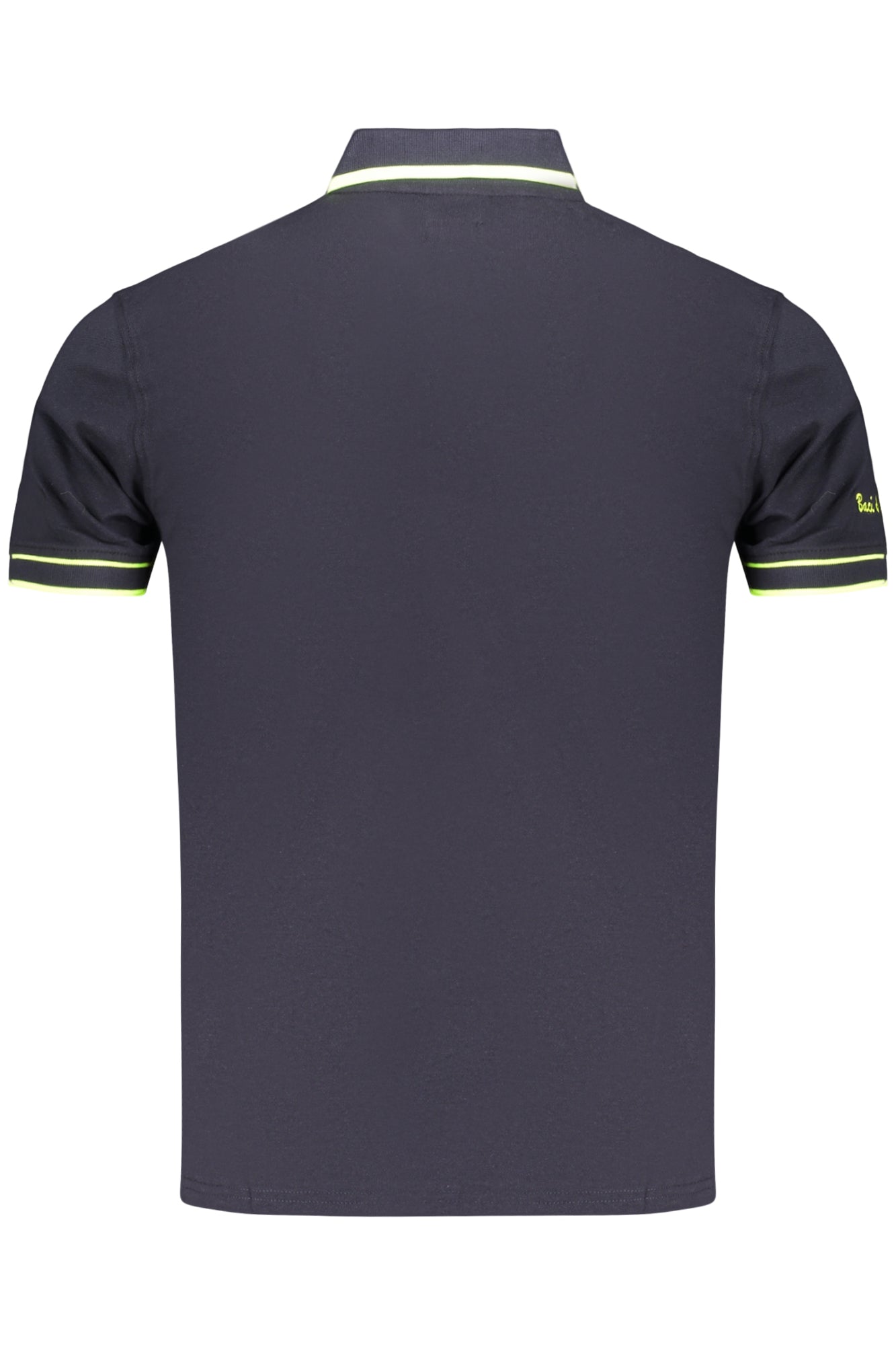 POLO EM ALGODÃO BACI&AMP;ABBRACCI HOMEM AZUL