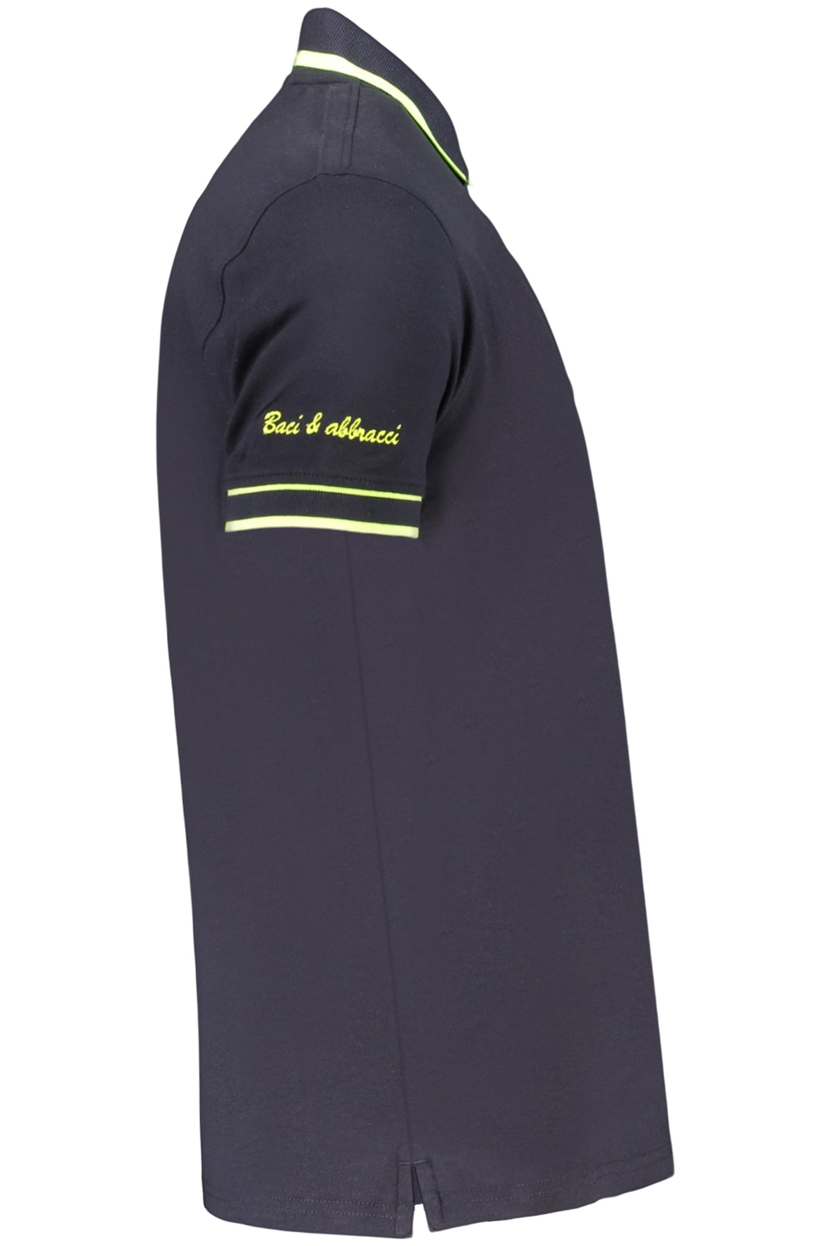 POLO EM ALGODÃO BACI&AMP;ABBRACCI HOMEM AZUL