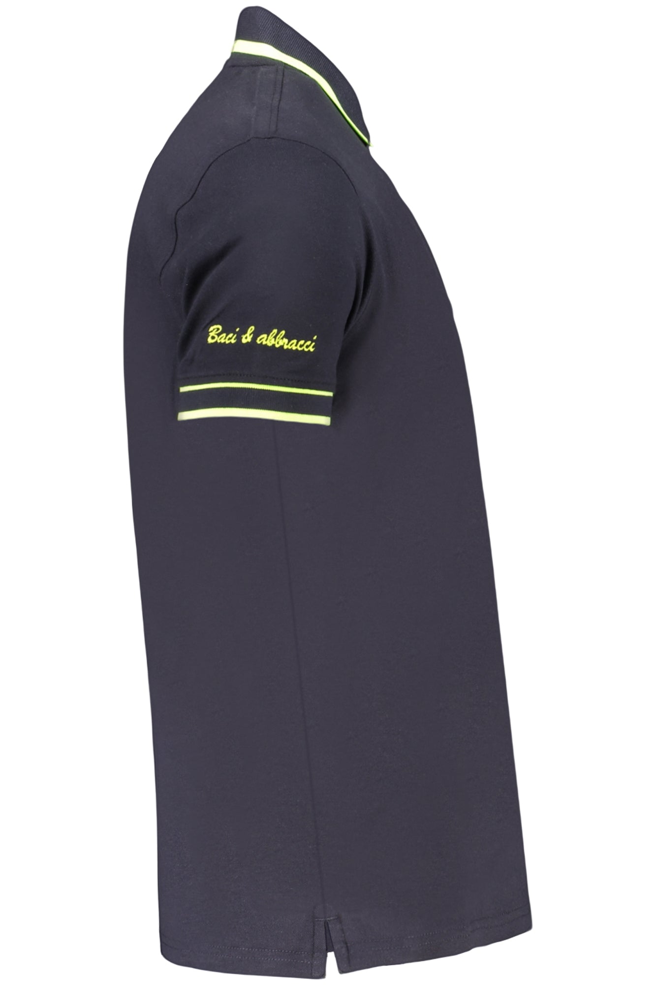 POLO EM ALGODÃO BACI&AMP;ABBRACCI HOMEM AZUL