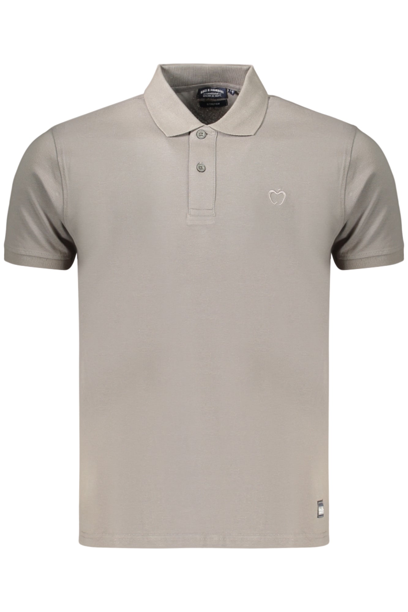 POLO EM ALGODÃO BACI&AMP;ABBRACCI HOMEM CINZENTO