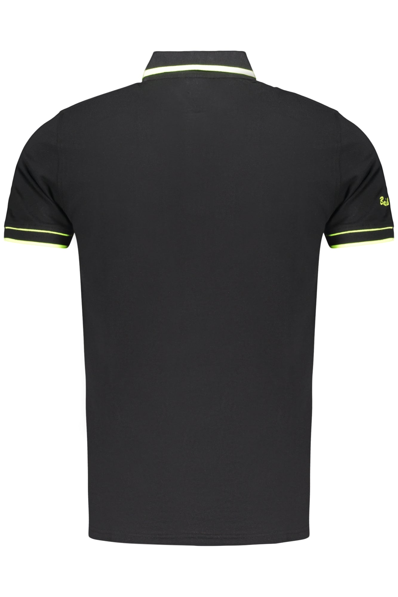 POLO EM ALGODÃO BACI&AMP;ABBRACCI HOMEM PRETO