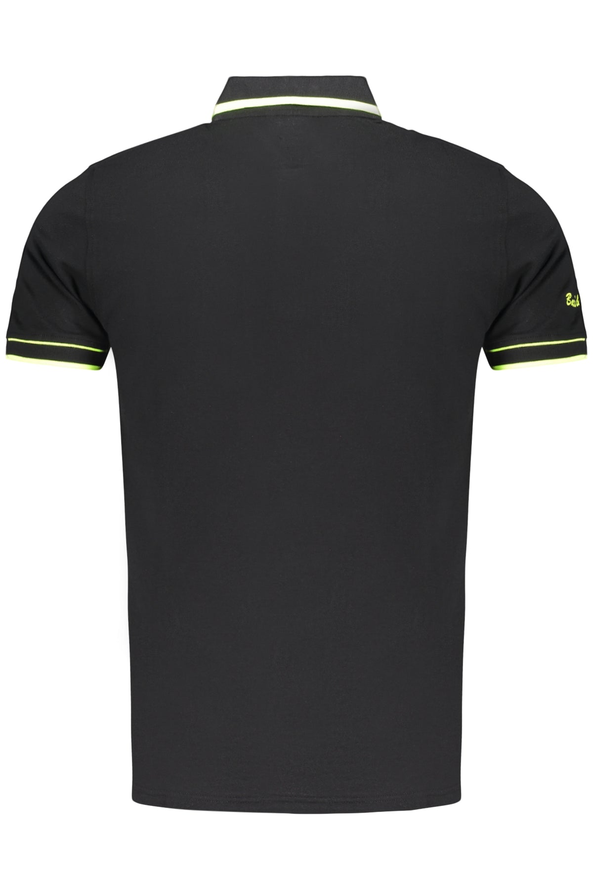 POLO EM ALGODÃO BACI&AMP;ABBRACCI HOMEM PRETO