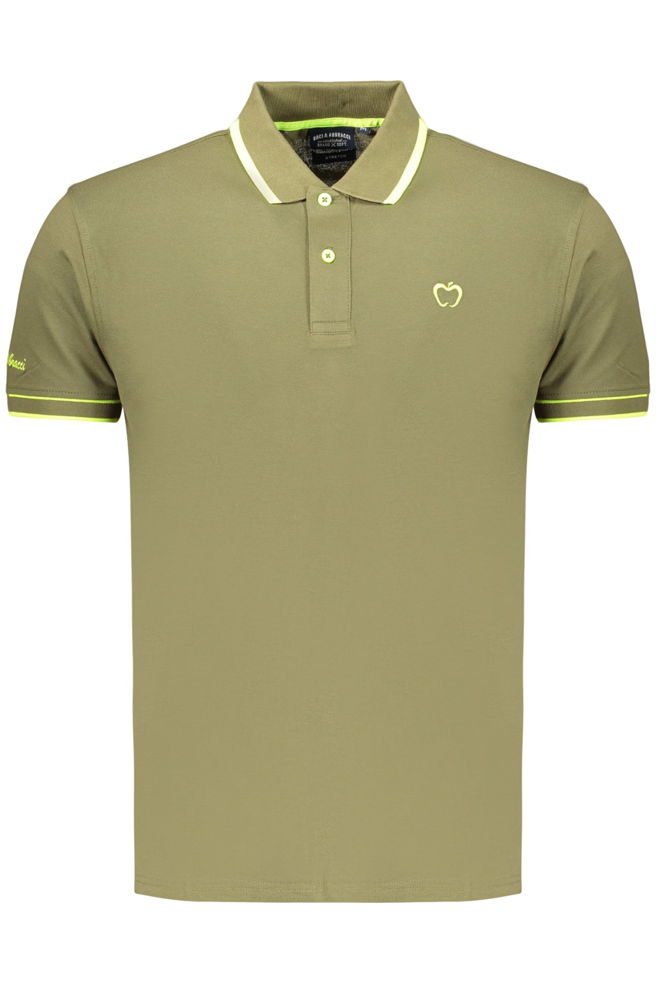POLO EM ALGODÃO BACI&AMP;ABBRACCI HOMEM VERDE