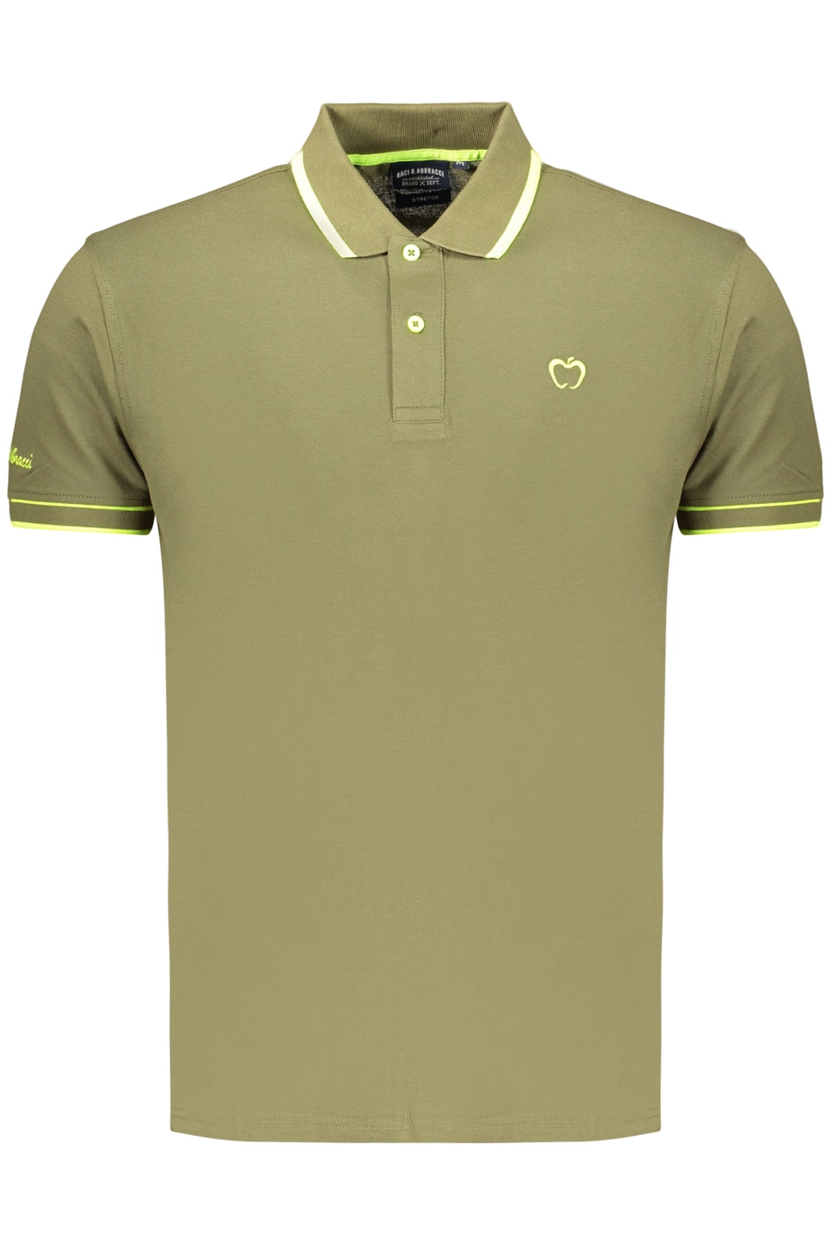 POLO EM ALGODÃO BACI&AMP;ABBRACCI HOMEM VERDE