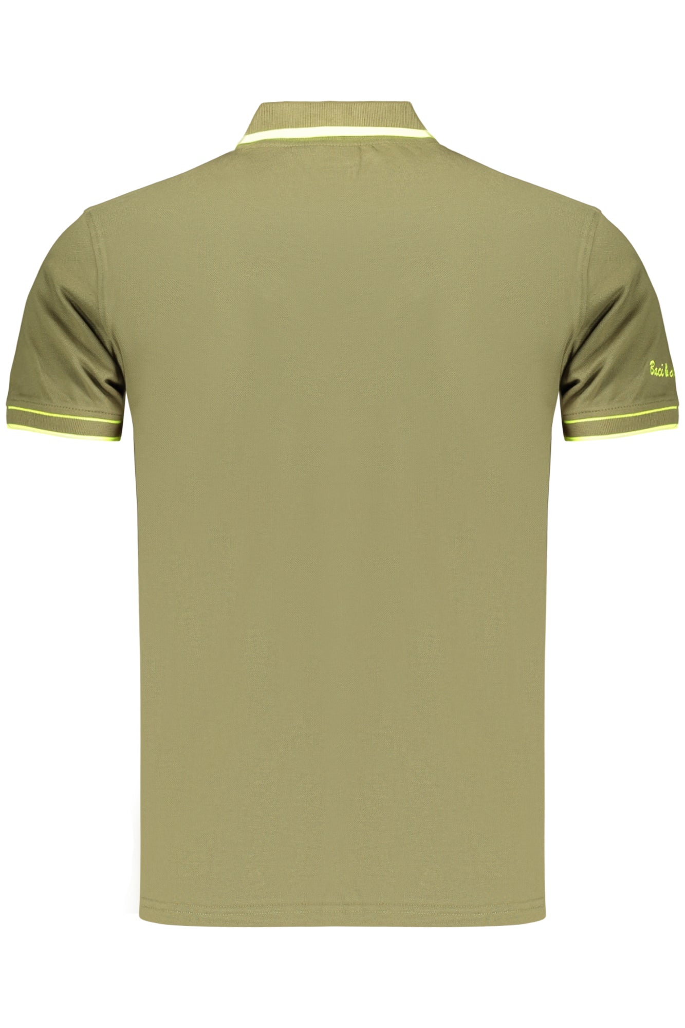 POLO EM ALGODÃO BACI&AMP;ABBRACCI HOMEM VERDE