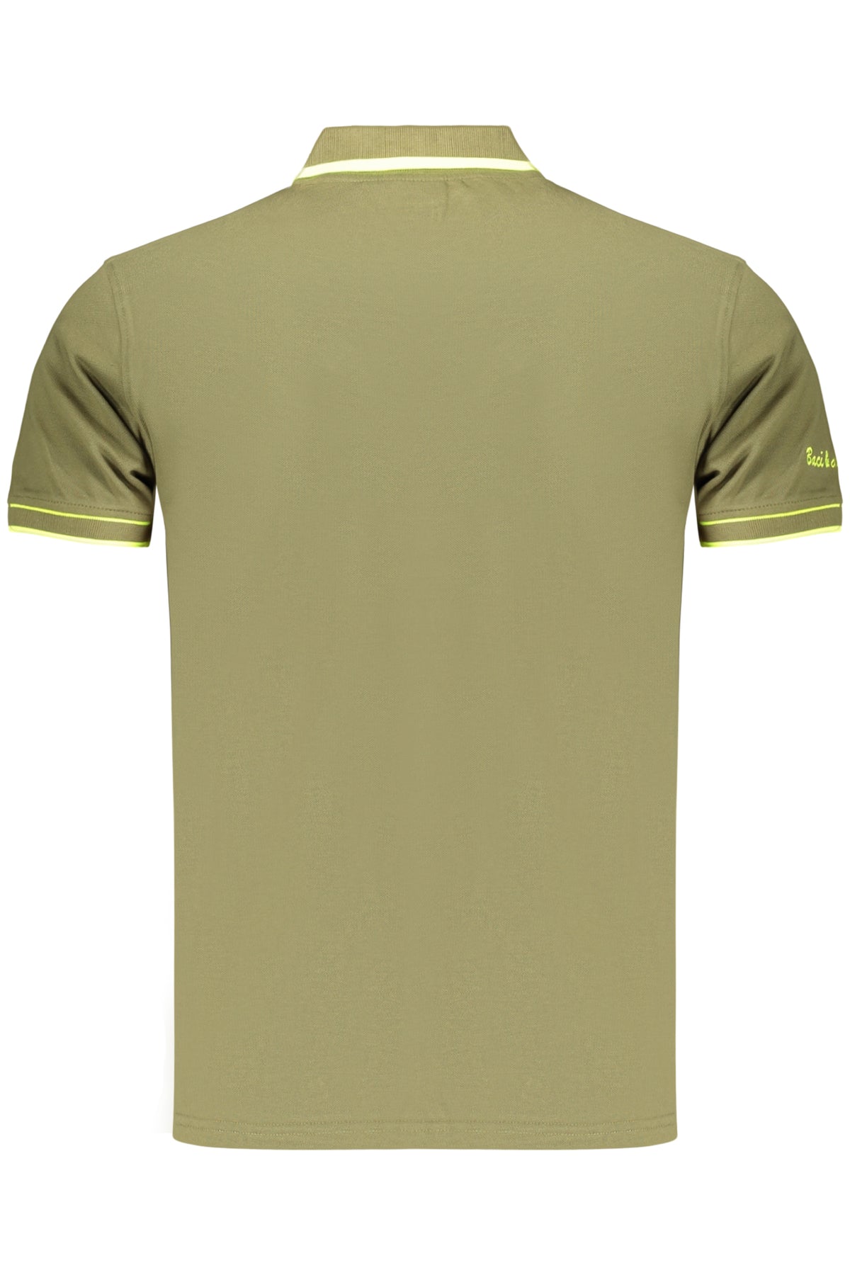 POLO EM ALGODÃO BACI&AMP;ABBRACCI HOMEM VERDE