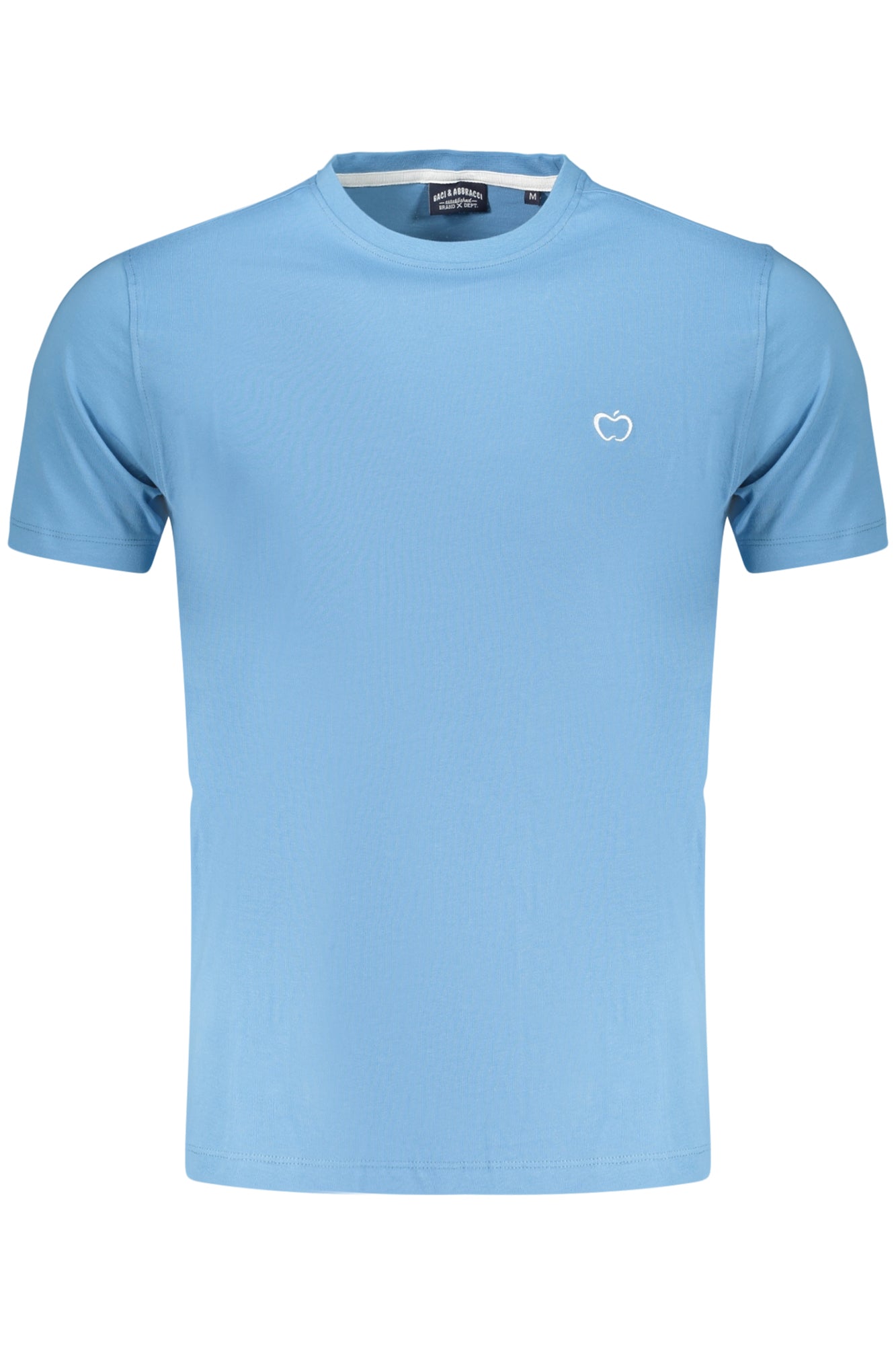 T-SHIRT EM ALGODÃO BACI&AMP;ABBRACCI HOMEM AZUL CLARO
