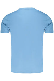 T-SHIRT EM ALGODÃO BACI&AMP;ABBRACCI HOMEM AZUL CLARO