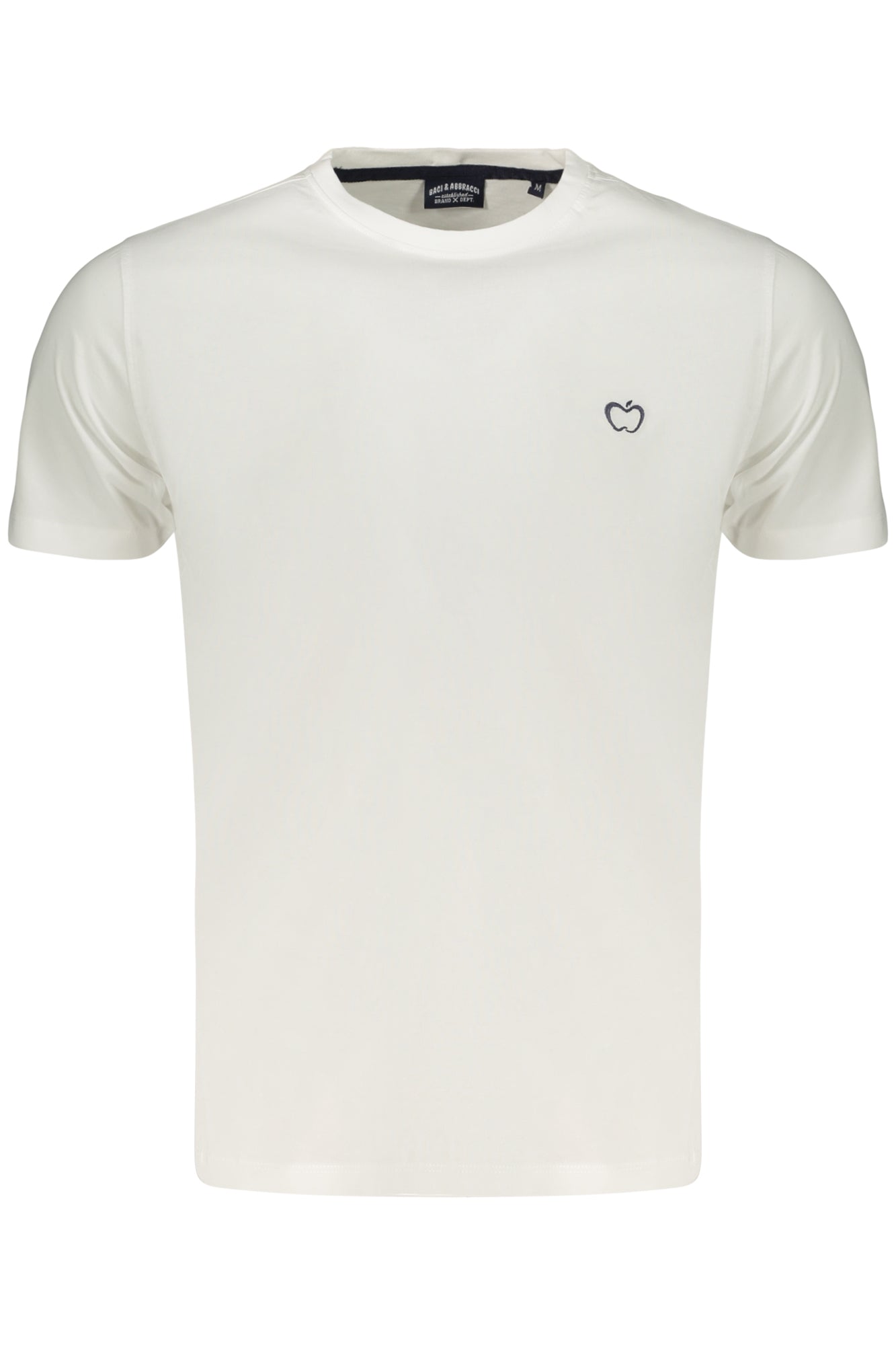 T-SHIRT EM ALGODÃO BACI&AMP;ABBRACCI HOMEM BRANCA
