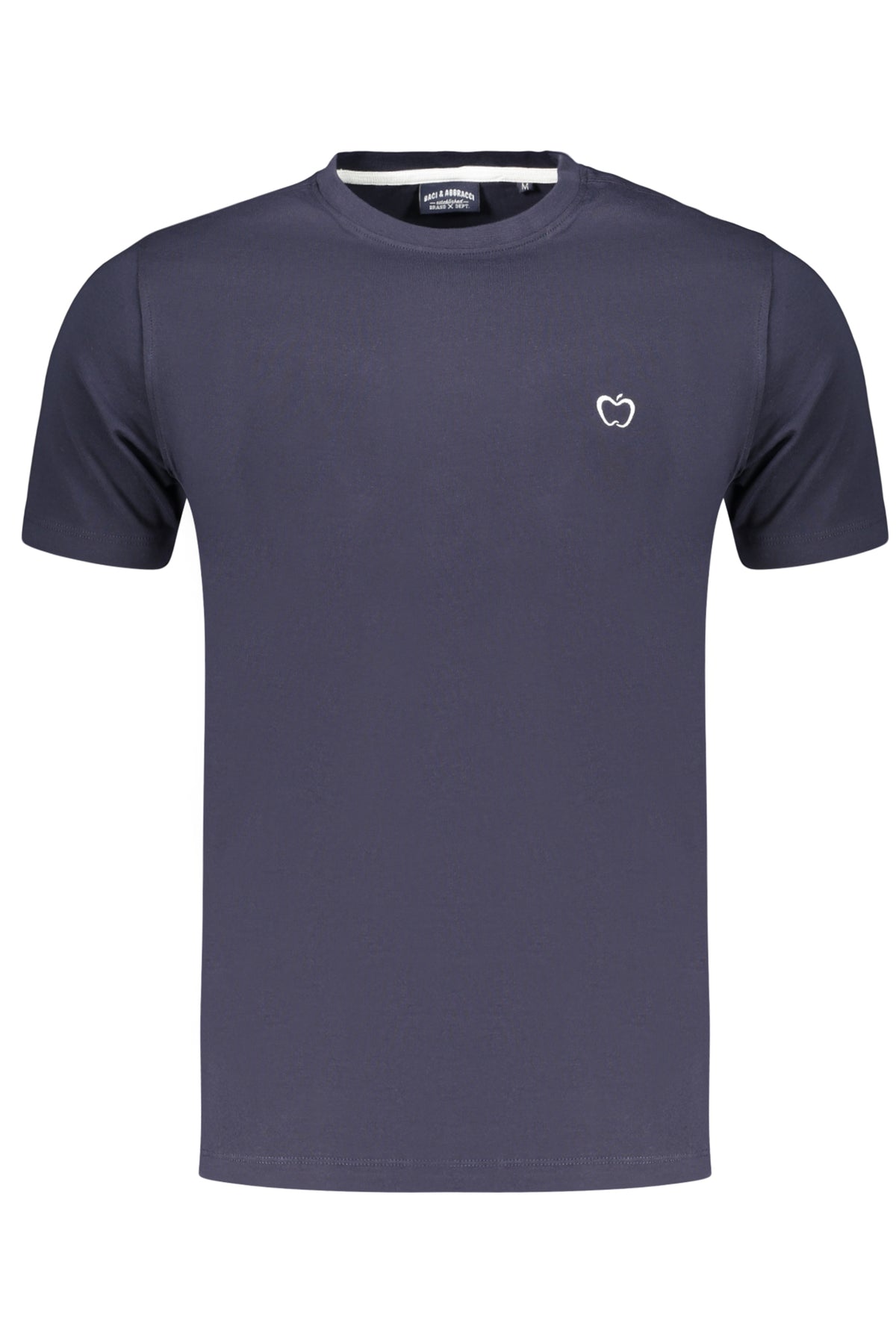 T-SHIRT EM ALGODÃO BACI&AMP;ABBRACCI HOMEM AZUL