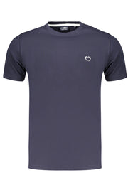 T-SHIRT EM ALGODÃO BACI&AMP;ABBRACCI HOMEM AZUL