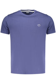 T-SHIRT EM ALGODÃO BACI&AMP;ABBRACCI HOMEM AZUL