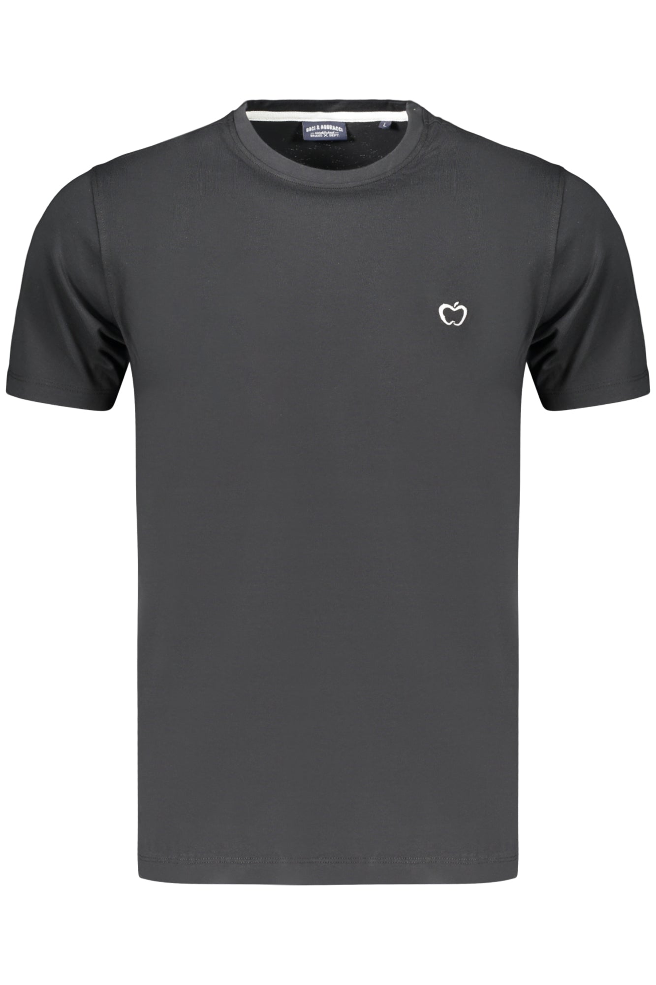 T-SHIRT EM ALGODÃO BACI&AMP;ABBRACCI HOMEM PRETA