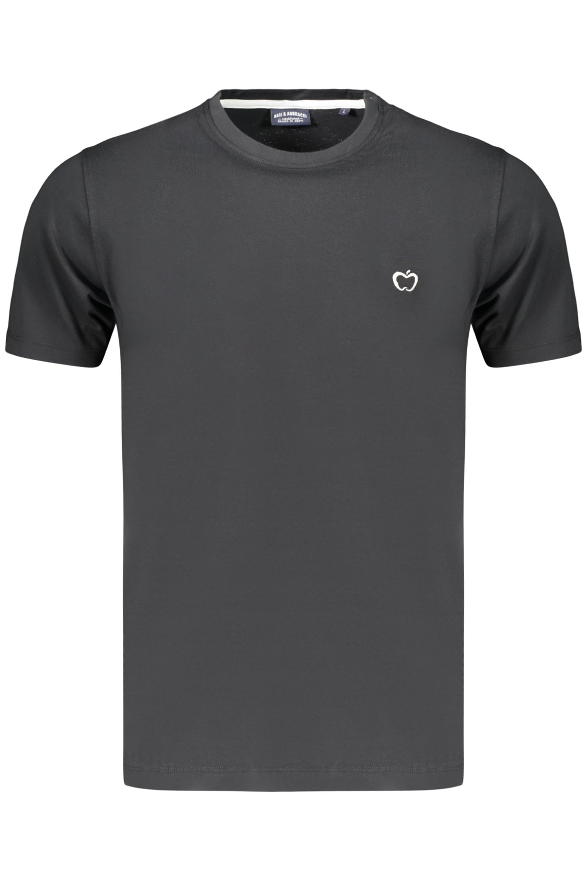 T-SHIRT EM ALGODÃO BACI&AMP;ABBRACCI HOMEM PRETA