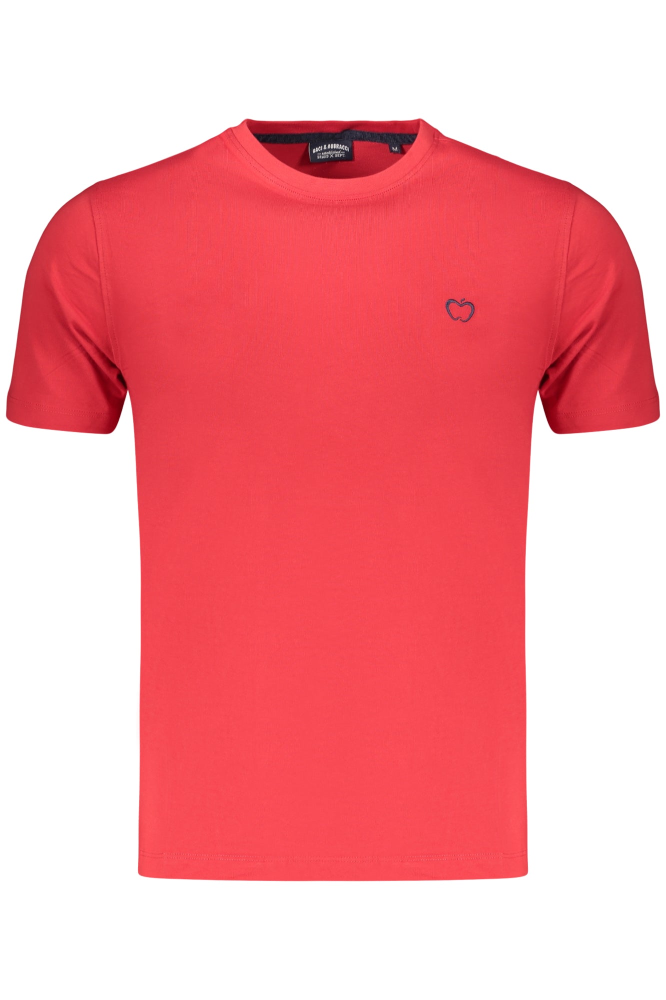 T-SHIRT EM ALGODÃO BACI&AMP;ABBRACCI HOMEM VERMELHA
