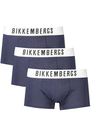 ROUPA INTERIOR EM ALGODÃO BIKKEMBERGS HOMEM AZUL
