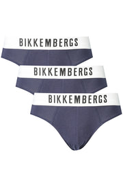 ROUPA INTERIOR EM ALGODÃO BIKKEMBERGS HOMEM AZUL