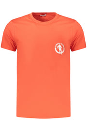 T-SHIRT EM ALGODÃO BIKKEMBERGS HOMEM LARANJA
