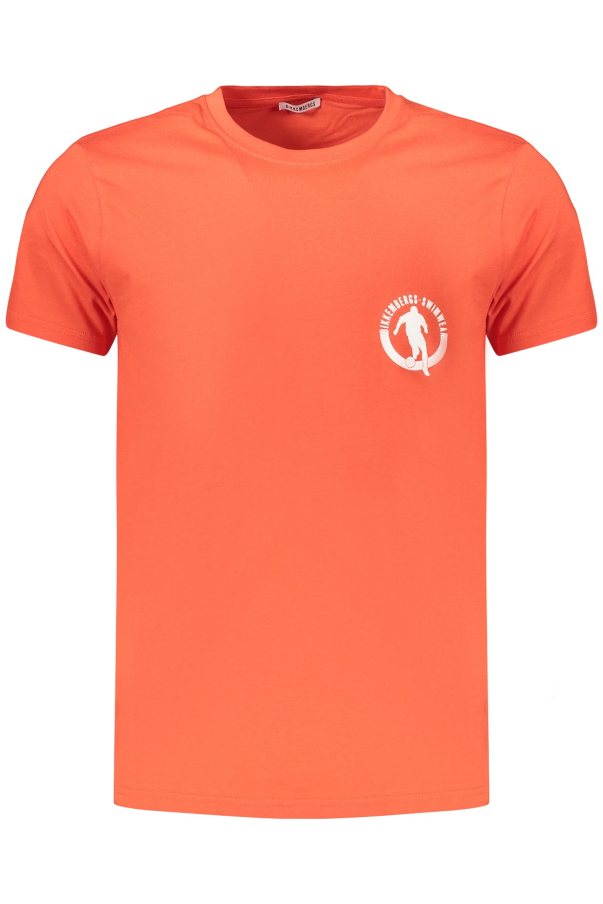 T-SHIRT EM ALGODÃO BIKKEMBERGS HOMEM LARANJA
