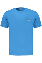 T-SHIRT EM ALGODÃO BIKKEMBERGS HOMEM AZUL CLARO