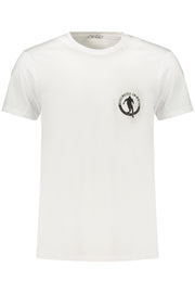 T-SHIRT EM ALGODÃO BIKKEMBERGS HOMEM BRANCA
